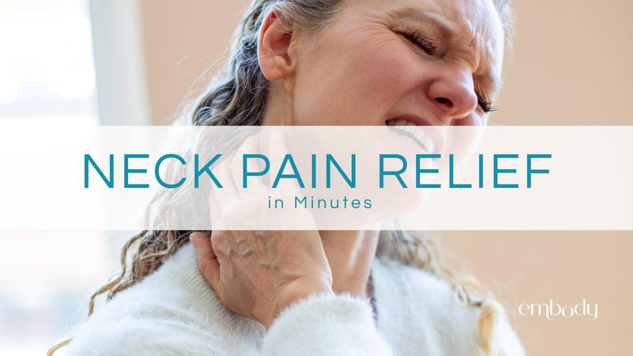 Neck Pain Relief in Minutes | Gentle Isometric Exercises