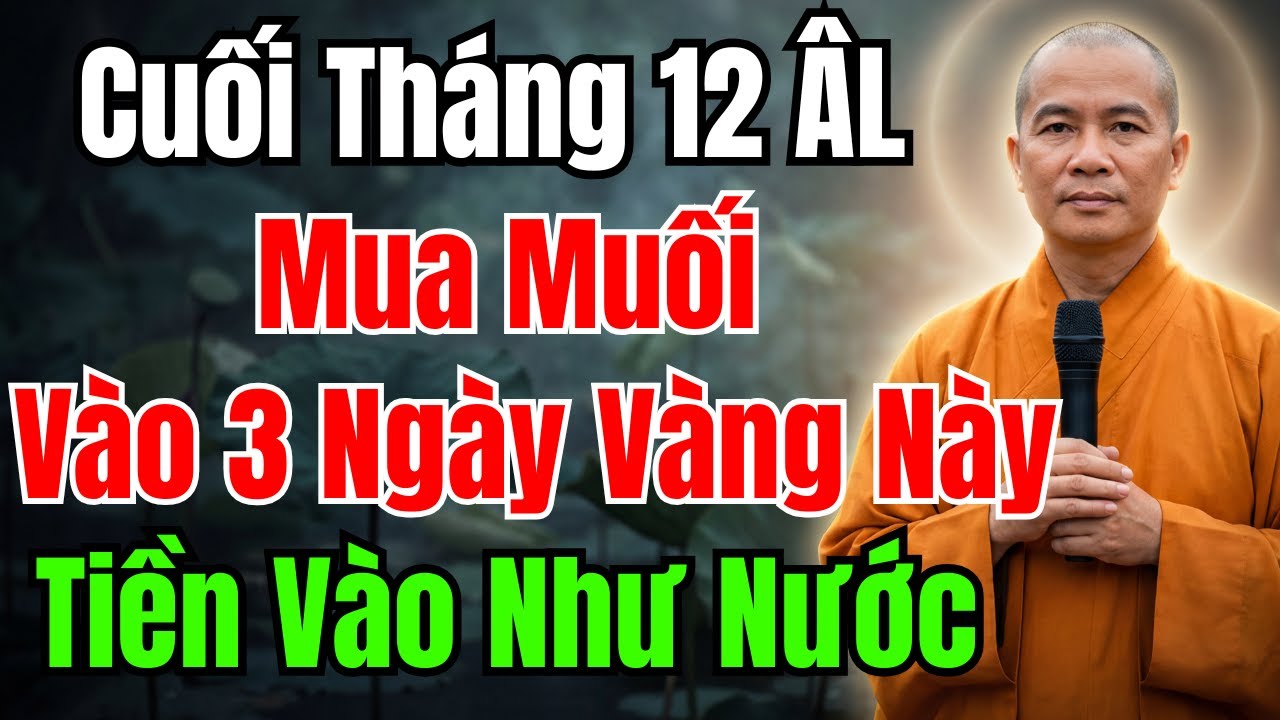 MẤY NGÀY CUỐI THÁNG 12 ÂL : 3 Ngày Vàng Mua Muối Cuối Năm – Tài Lộc Ùn Ùn, Gia Đạo Phát Tài!