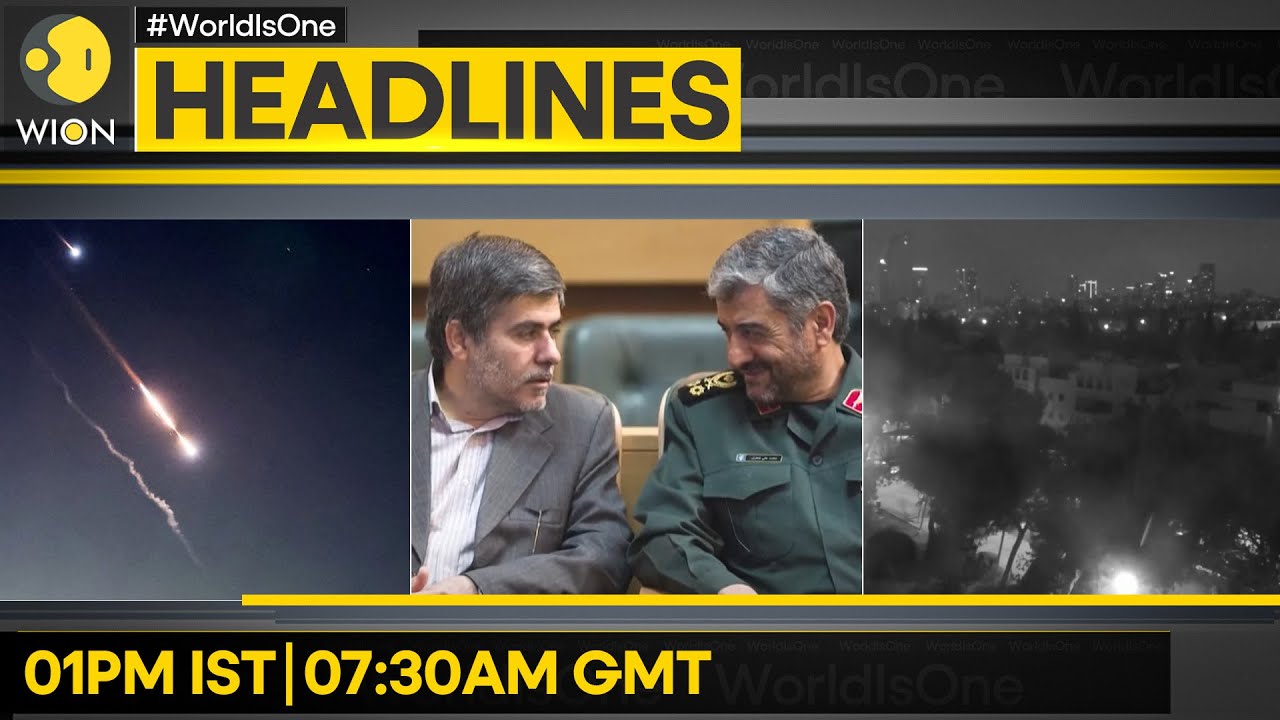 Jordan: Drones, Missiles Intercepted | Israel Intercepts Iran Drones | WION Headlines