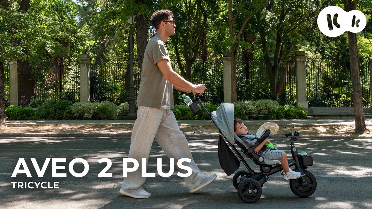 Kinderkraft AVEO 2 PLUS – tricycle évolutif 9 mois–5 ans