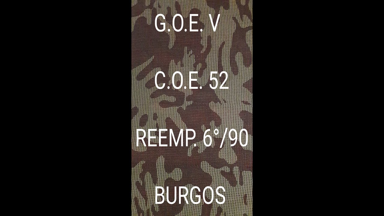 G.O.E. V / C.O.E. 52       El día a día de un Guerrillero.