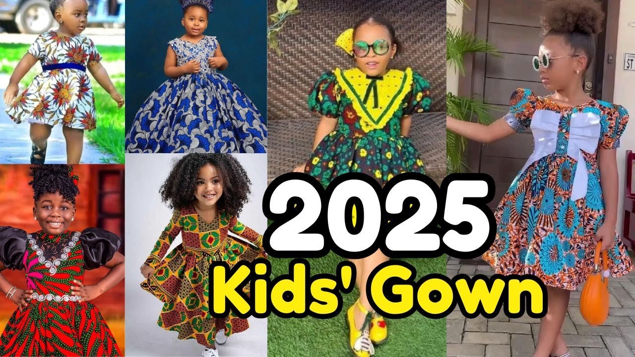 2025 Ankara Gowns Styles For Kids|2024 Children Ankara Fashion #kentekids #kidswears #kidsankara