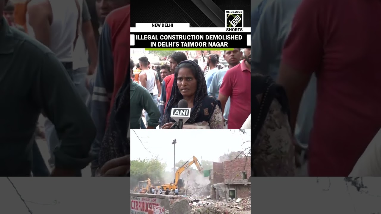 Illegal construction demolished in Delhi&rsquo;s Taimoor Nagar area