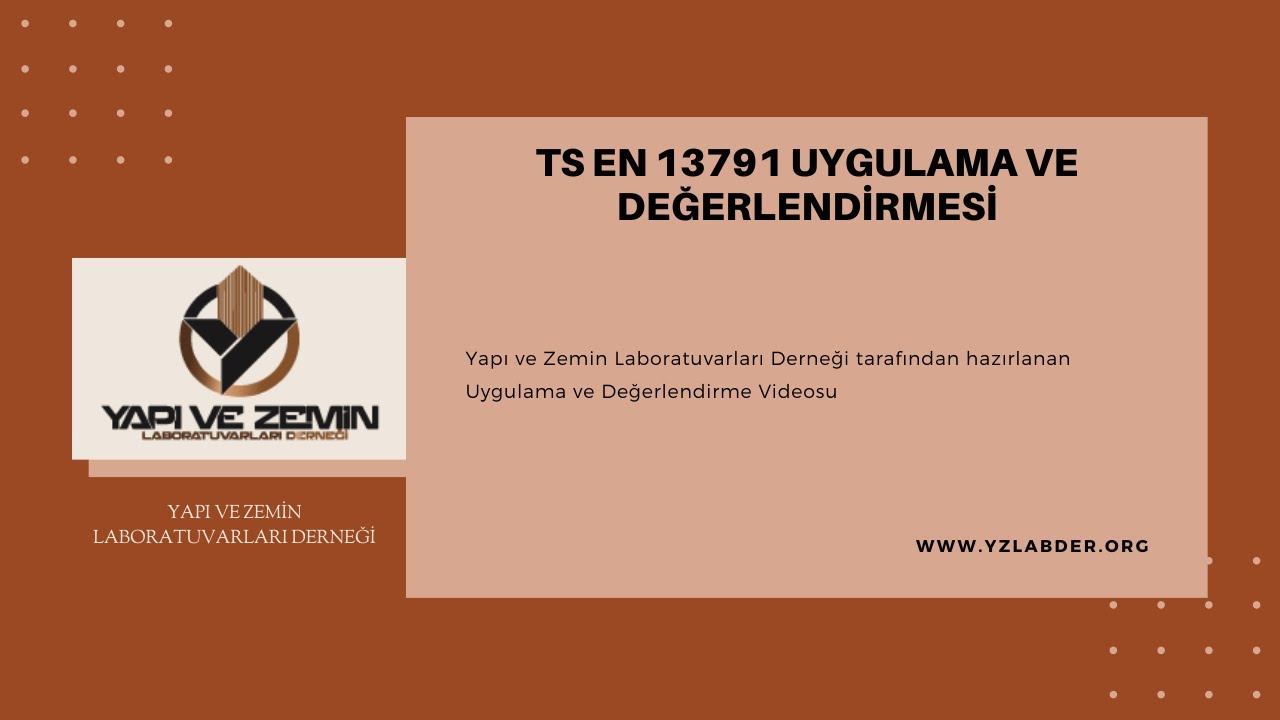 TS EN 13791 UYGULAMA VE DEĞERLENDİRMESİ
