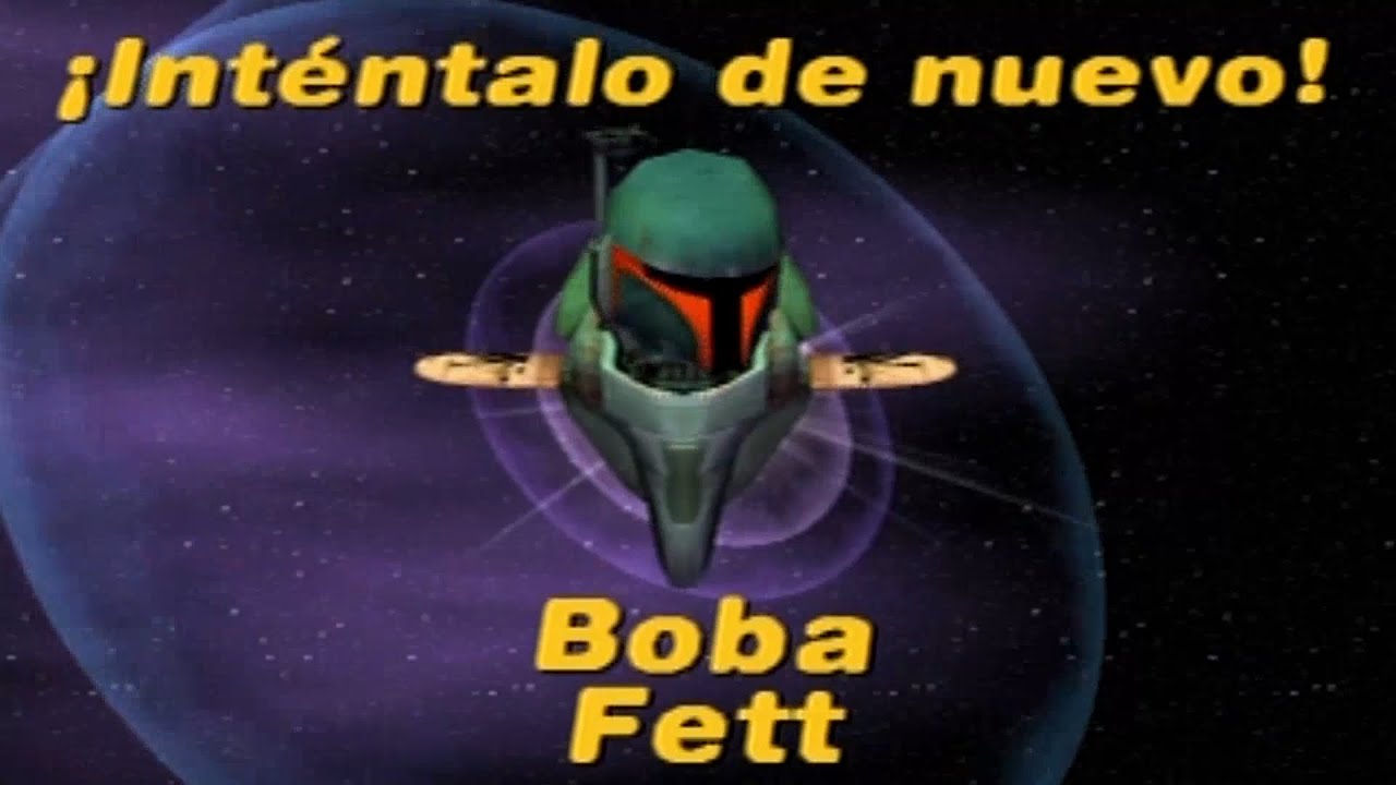 STAR WARS SUPER BOMBARD RACING (ps2) gameplay 7 tracks boba fett