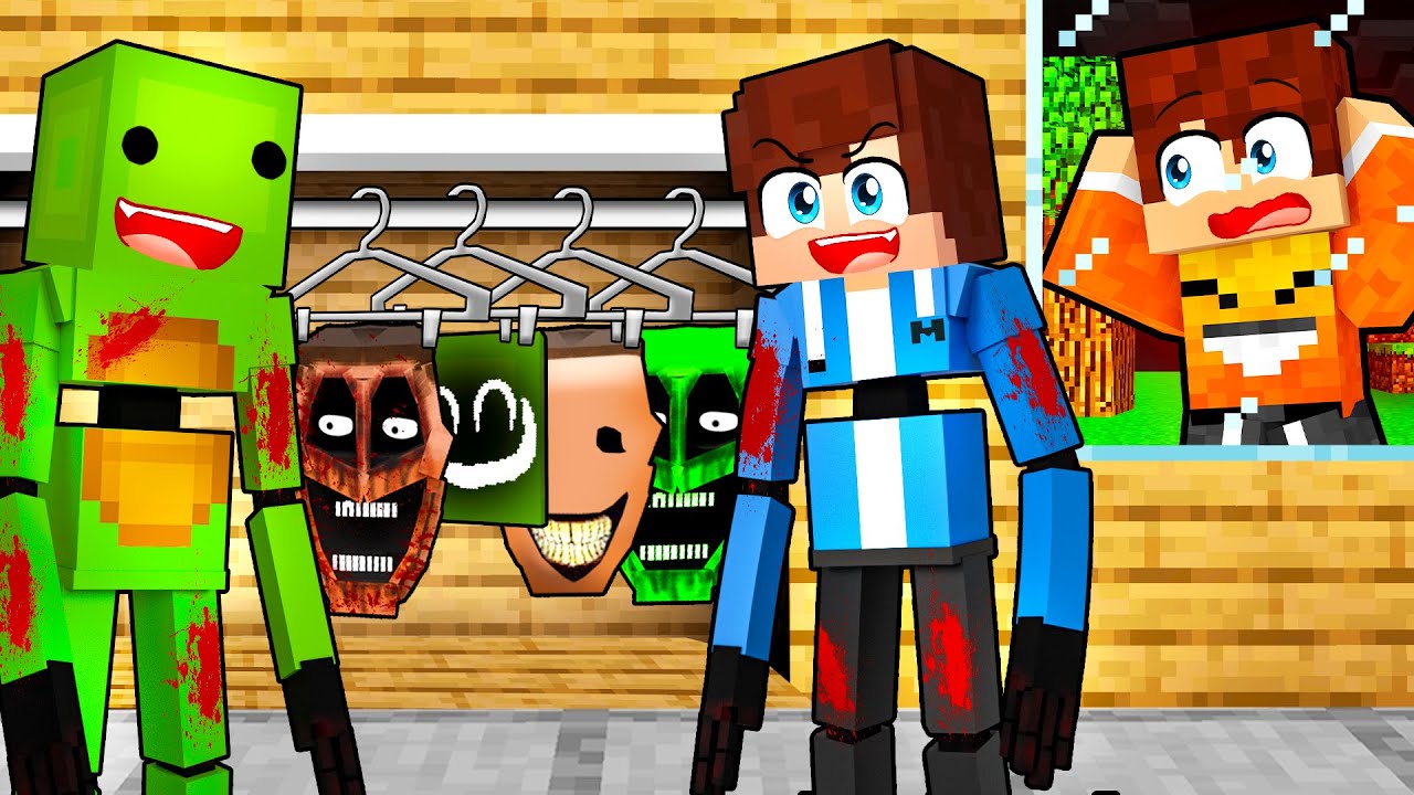 PRZEBIERAMY SIĘ za ZŁE POSTACIE i STRASZYMY SmileSlow w Minecraft!