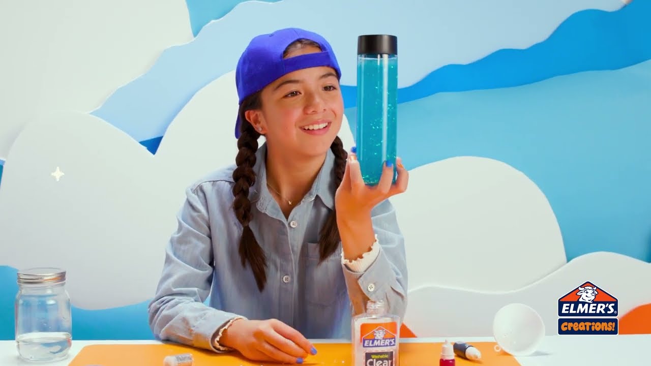 Sensory Bottle with Elmer's