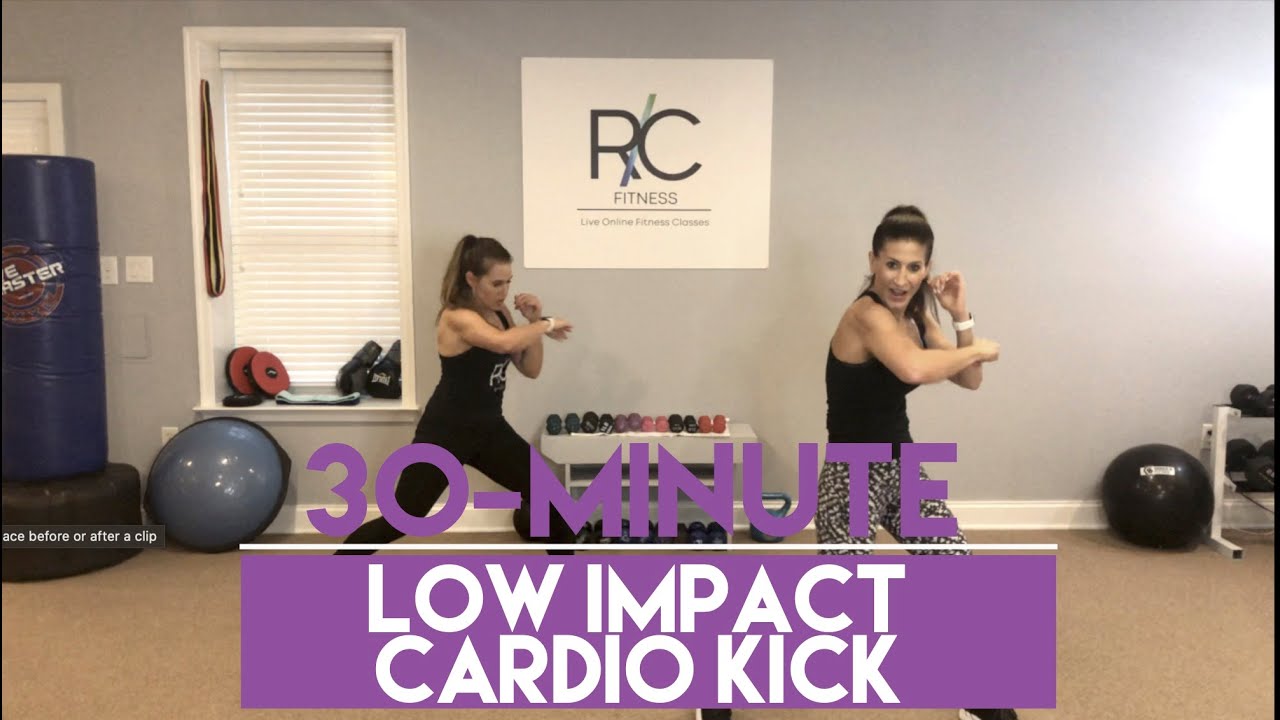 30-MINUTE LOW IMPACT CARDIO KICK / NO JUMPING