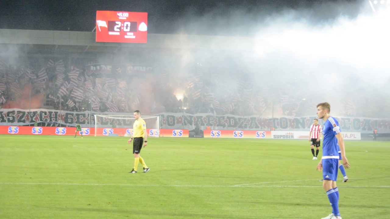 Cracovia - Ruch Chorzów (19-05-2017) racowisko Cracovii