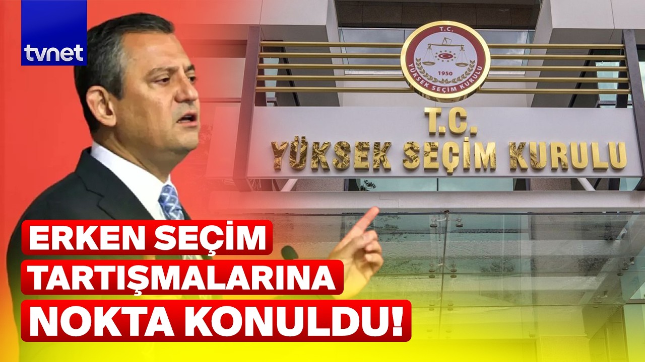 CHP&rsquo;nin erken se&ccedil;im isteğine yanıt!