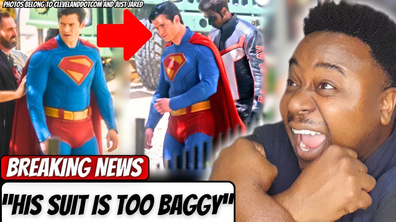 THEY LEAKED IT! David Corenswet Superman First Look! James Gunn Superman Reaction!