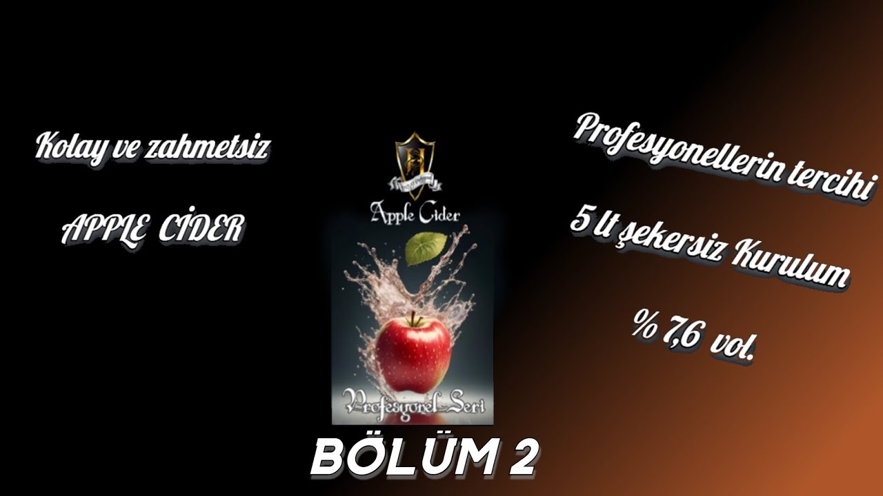 Apple Cider // Şekersiz Kurulum - Bölüm 2 -