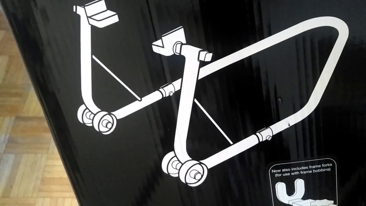 Oxford Big Black Bike Stand Unboxing, Assembly and Test