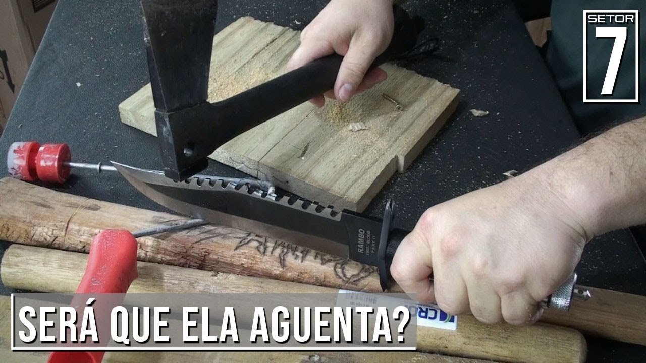 DESTRUÍMOS A FACA DO RAMBO?!?! - Setor 7 Ep.74