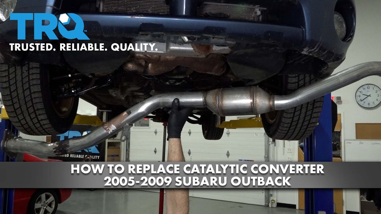 How to Replace Rear Catalytic Converter 2003-2009 Subaru Outback