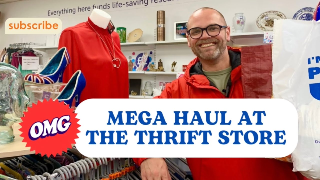 🇬🇧 OMG! MEGA HAUL AT THE THRIFT STORE! | March, Cambridgeshire UK | #goodwill #charityshops #thrift