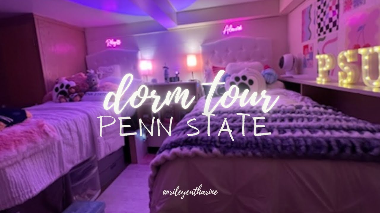 REALISTIC FRESHMAN YEAR DORM TOUR AT PENN STATE (pollock halls)