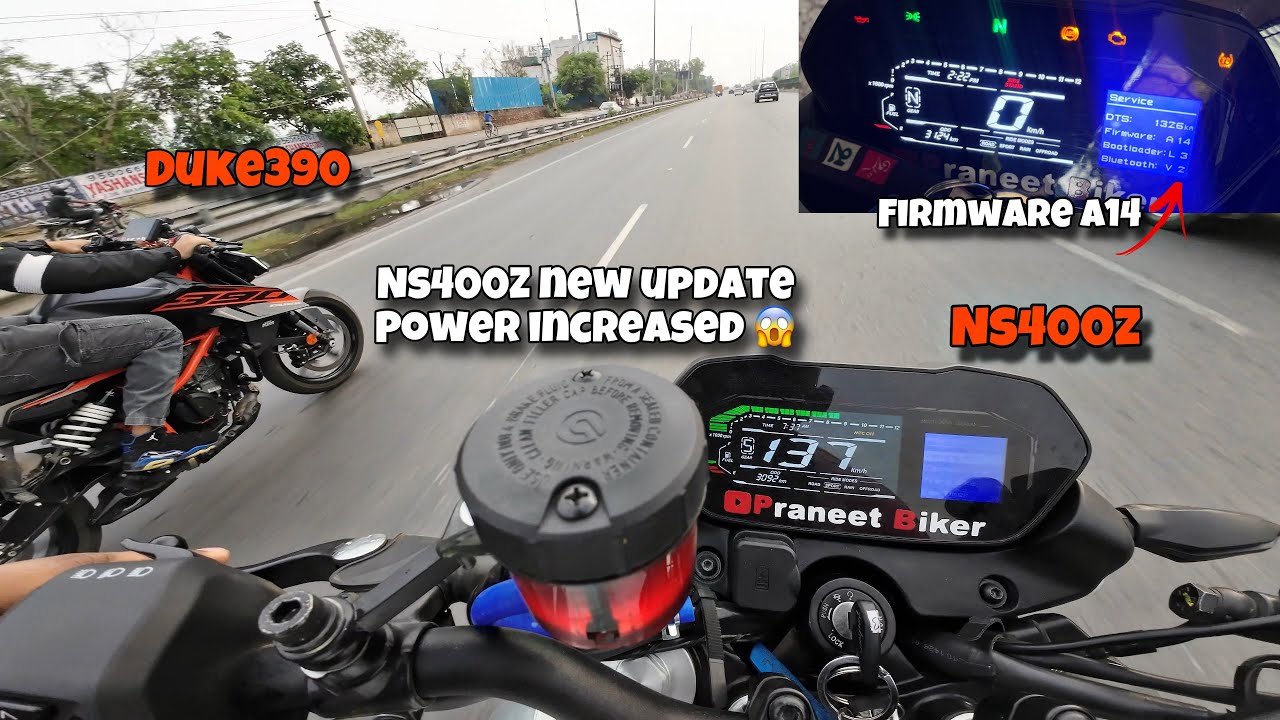NS400Z vs Duke390 2025 | AKRAPOVIC R1M Exhaust Sound 🔥