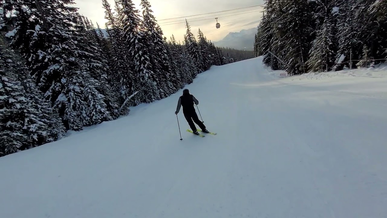 Lake Louise Ski Resort - Upper Wiwaxy to Glacier Base - Views from a Liftie