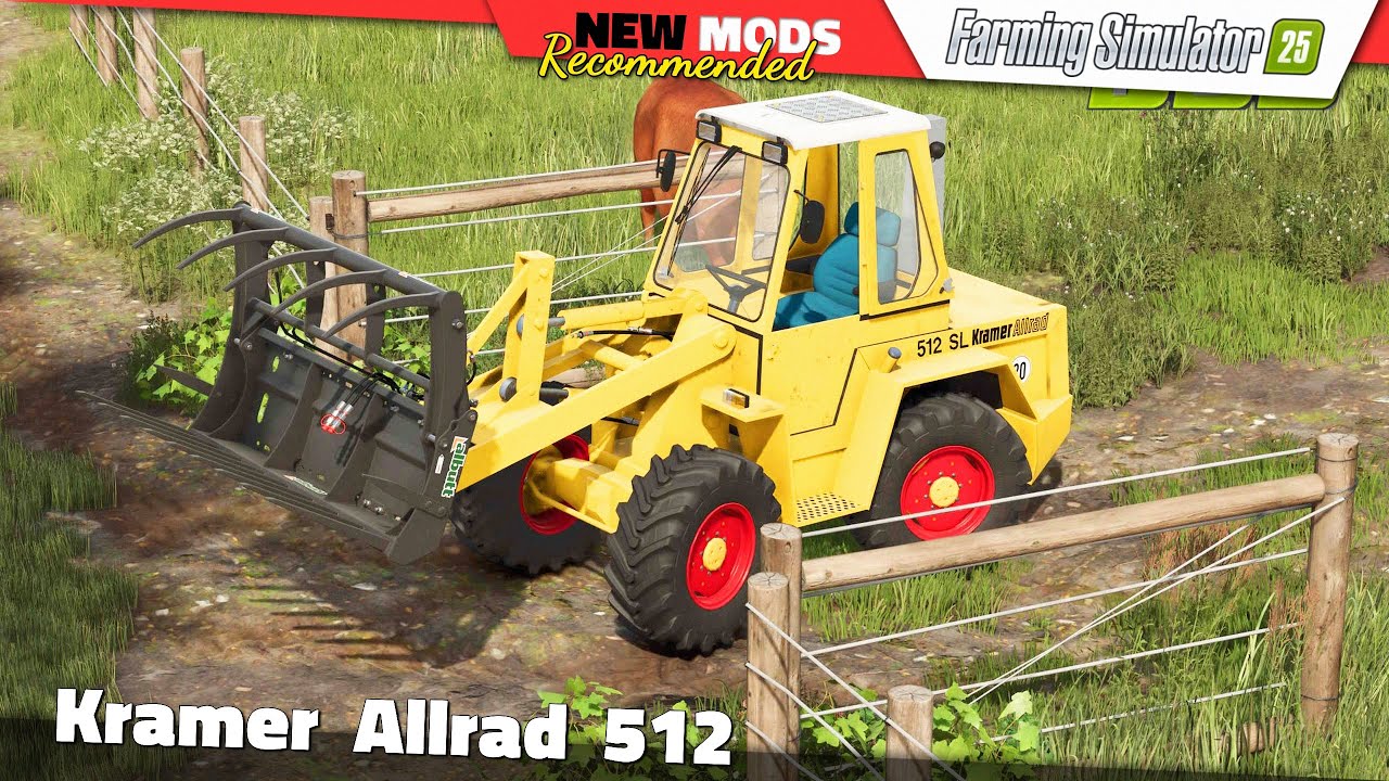 FS25 | Kramer Allrad 512 - Farming Simulator 25 Mods Review QHD