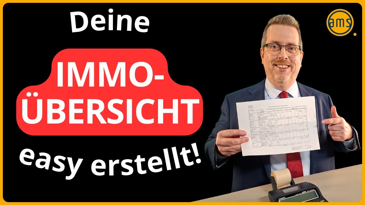 Immobilienübersicht für Banken: So bekommst du jede Finanzierung!