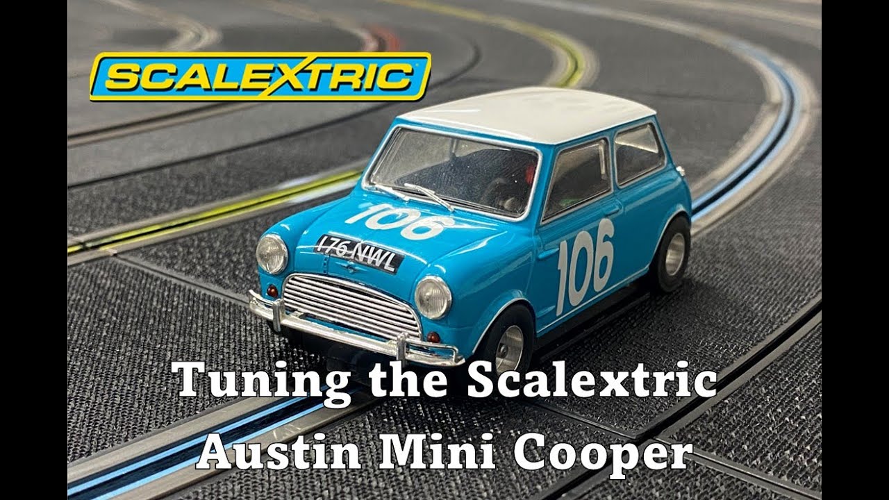 Tuning the Scalextric Austin Mini Cooper - Fitting an Amato 3D Slot Car Chassis