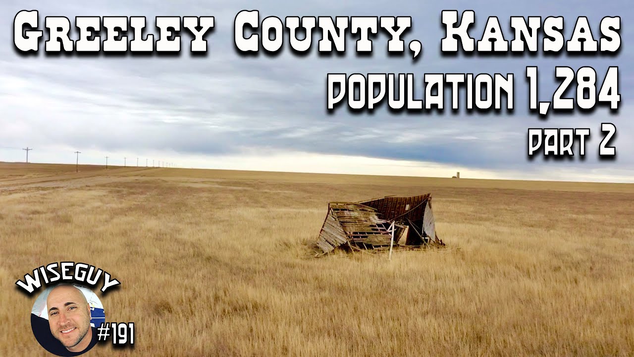 VERY DESOLATE! // Continuing to explore the LEAST POPULATED county in Kansas // Greeley County Pt 2