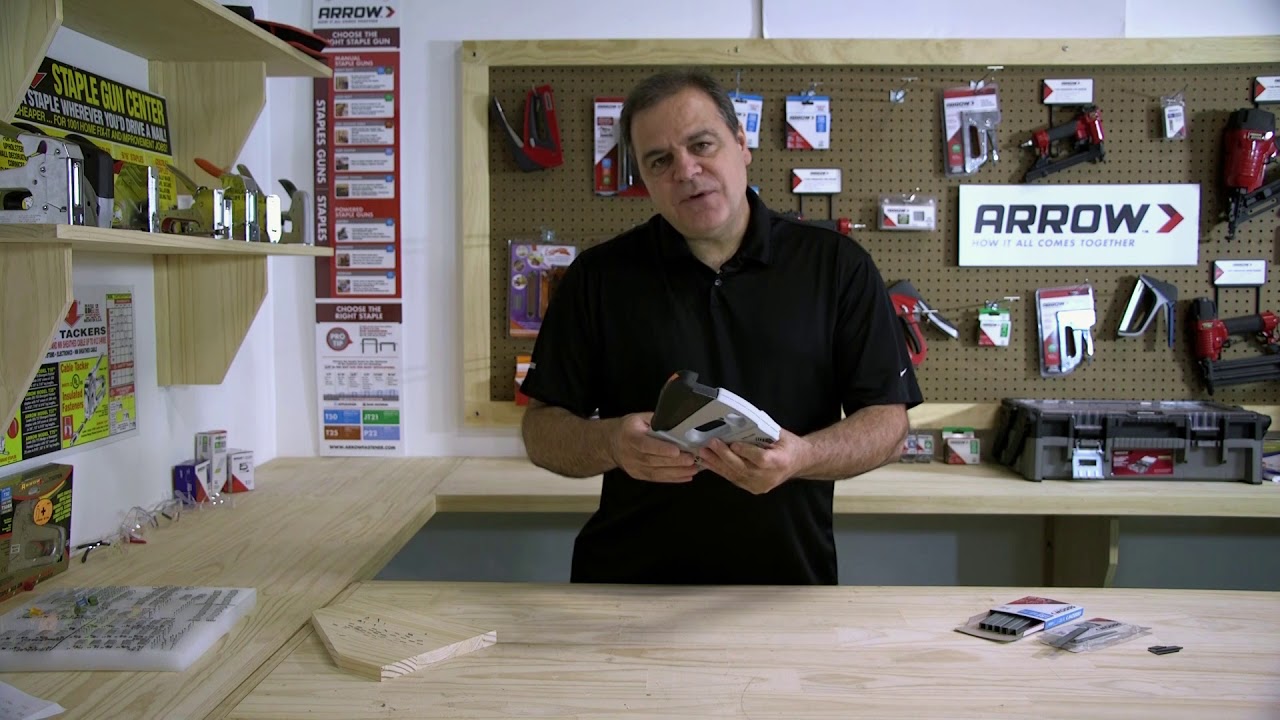 How to Load Arrow's PowerShot 5700 Staple Gun and Brad Nailer