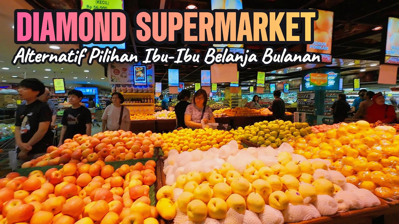 CEK ISI DIAMOND SUPERMARKET DI LANTAI BASEMENT MALL ARTHA GADING JAKARTA