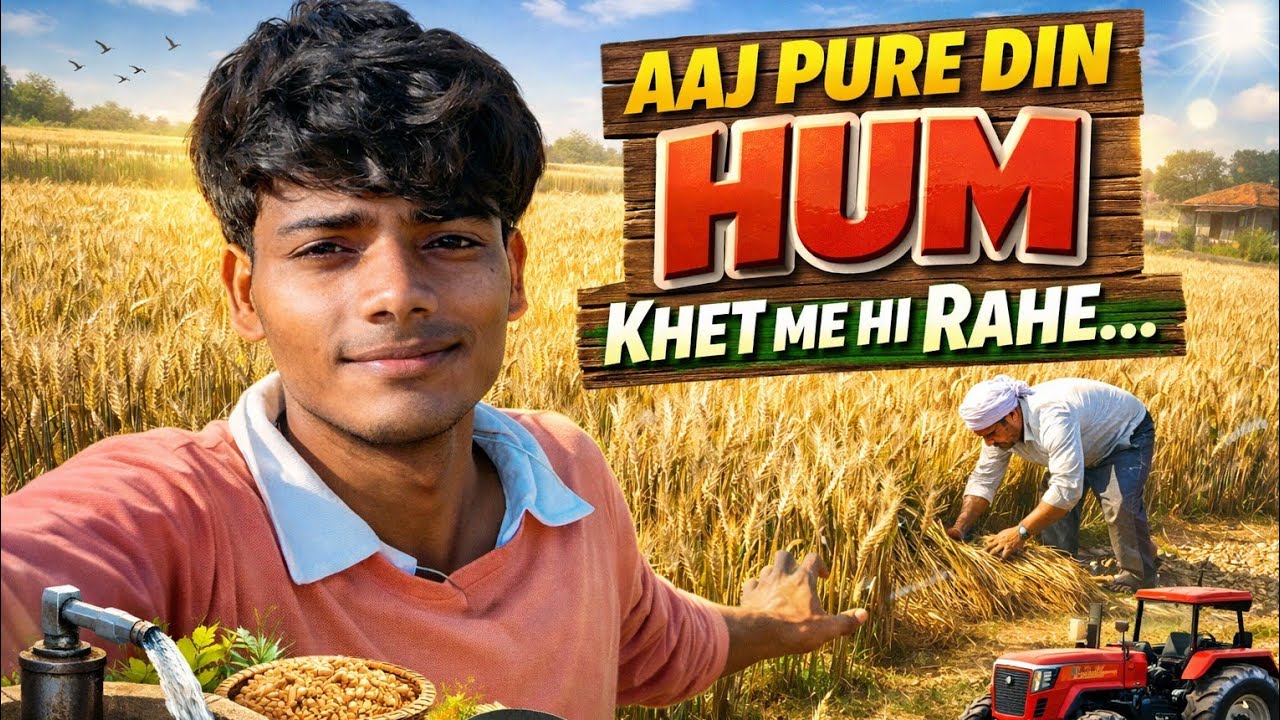 Subah Se Shaam Tak Khet Me Kaam 😓🌾 | Real Village Life