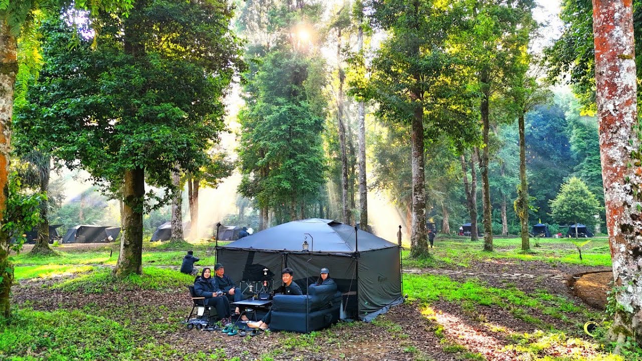 Camping Keluarga di SABANA RENGGANIS, RANCABALI, BANDUNG | Blackcamp.IDN | Camp Meet 6 #인도네시아캠핑