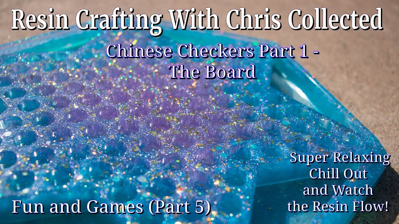 Chinese Checkers Part 1 - Super Satisfying #resincrafting #demolding