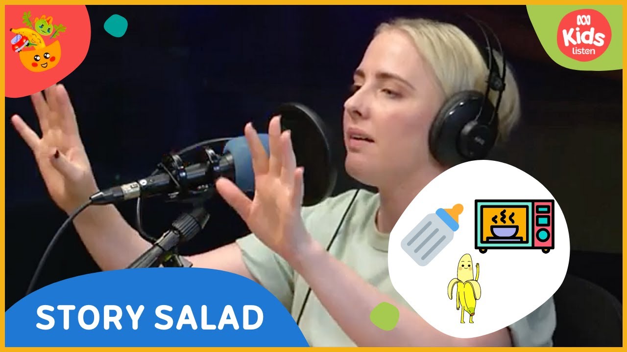 Bottle, Microwave, Banana 🍼🍚🍌 | Story Salad 🥗 | ABC Kids listen