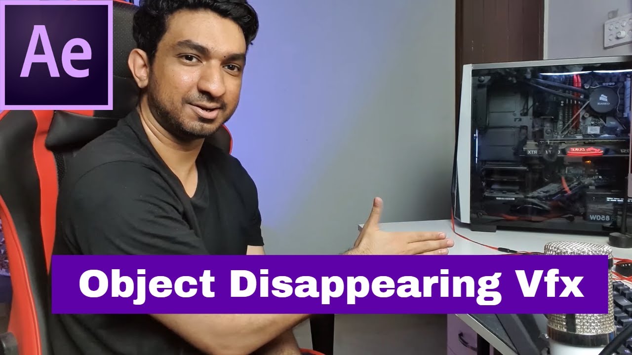 How to disappear a object in after effects in urdu-hindi