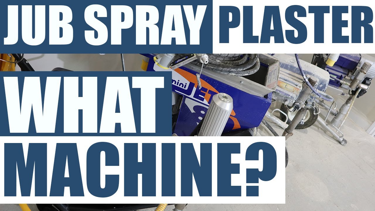 Jub Airless Spray Plaster - What Machine?