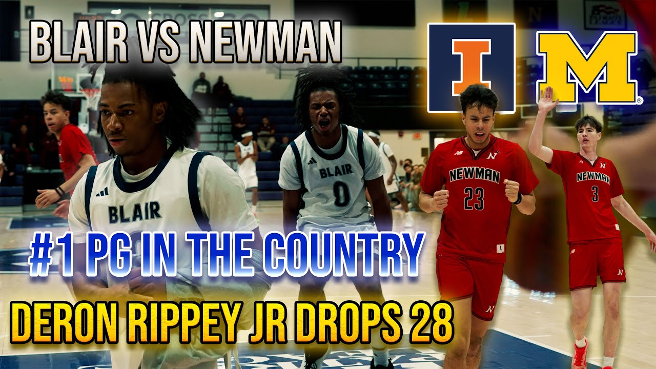 Deron Rippey Jr GOES OFF vs Newman 😱 #2 Blair vs #3 Newman goes down to the wire!
