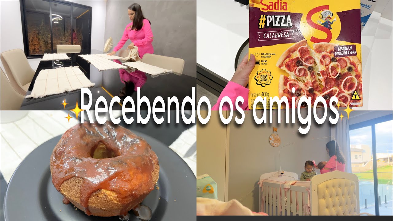 UMA TARDE CALMA COM UM RECÉM NASCIDO | recebendo os amigos em casa