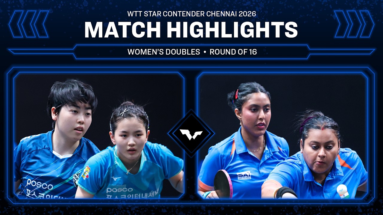 Ryu/Kim vs Mukherjee/Mukherjee | WD R16 | #WTTChennai 2026