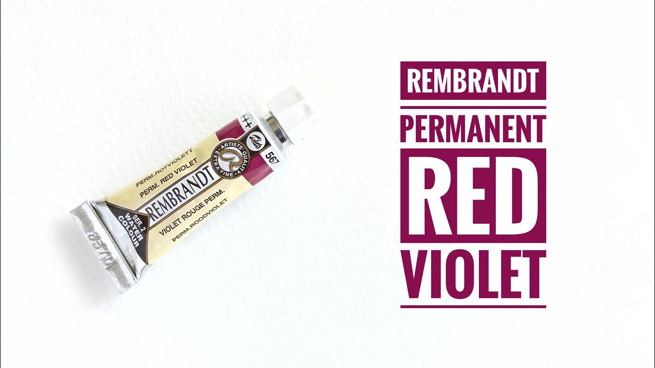 Rembrandt Permanent Red Violet Watercolor
