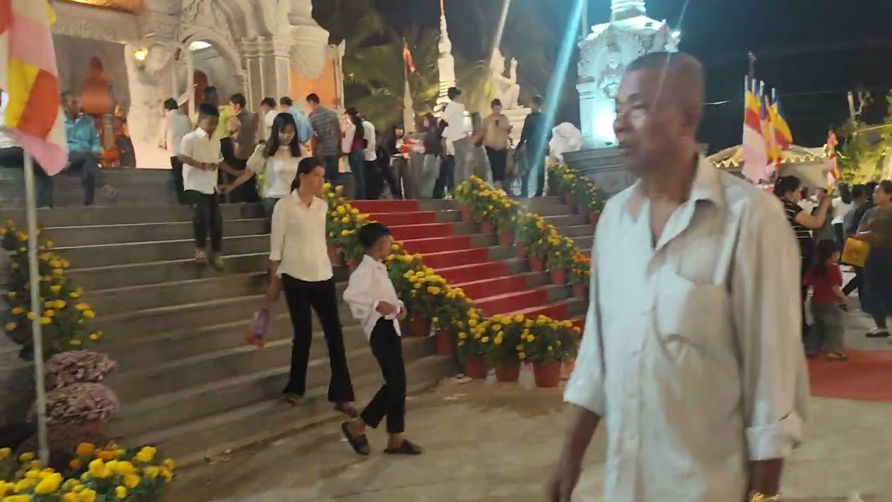 Lễ kiết giới sima chùa sleng chas đông khủng khiếp #ngocphuongchannel 