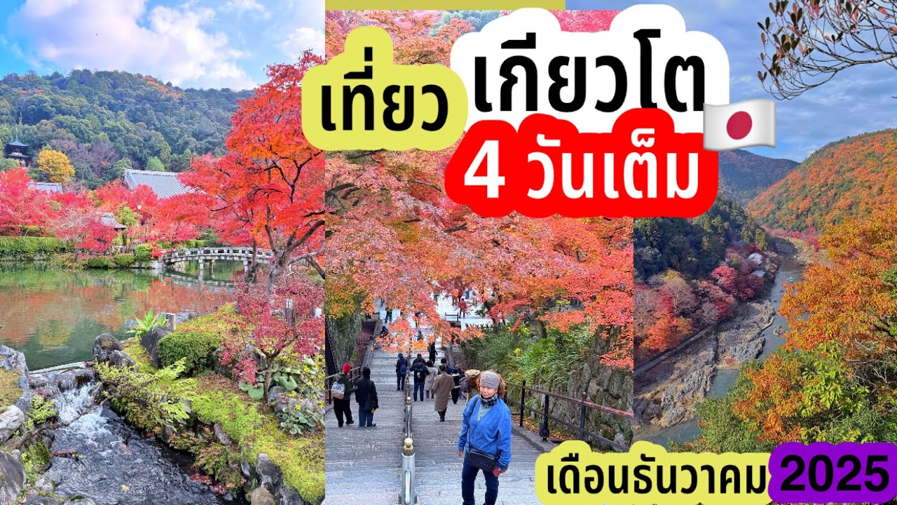 เที่ยวเกียวโต 5 คืน 4 วัน เดือนธันวาคม ฉบับเต็ม | ใบไม้เปลี่ยนสี 🍂🍁 ญี่ปุ่นตลอดไป🇯🇵