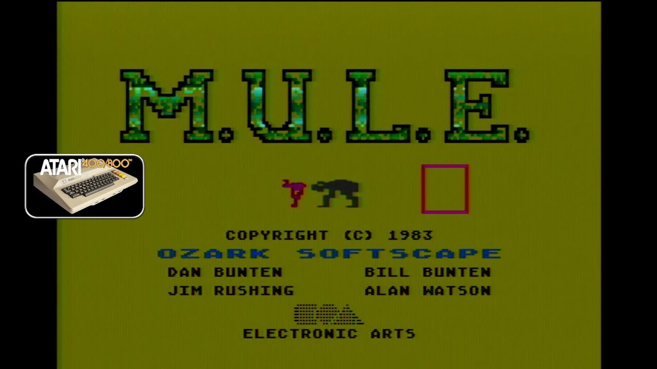 M.U.L.E. - Atari 800/XL/XE [001] Playthru