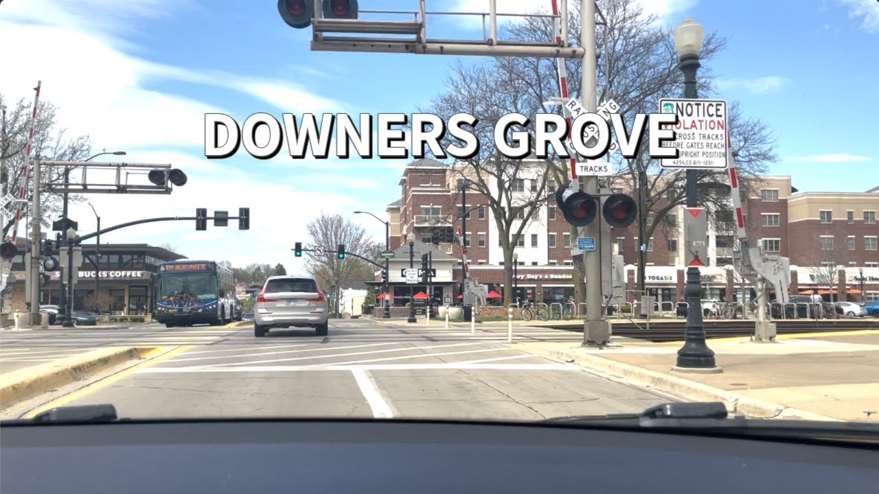 시카고 근교 Drive Tour -  교통 좋은 도시 Downers Grove를 소개합니다.