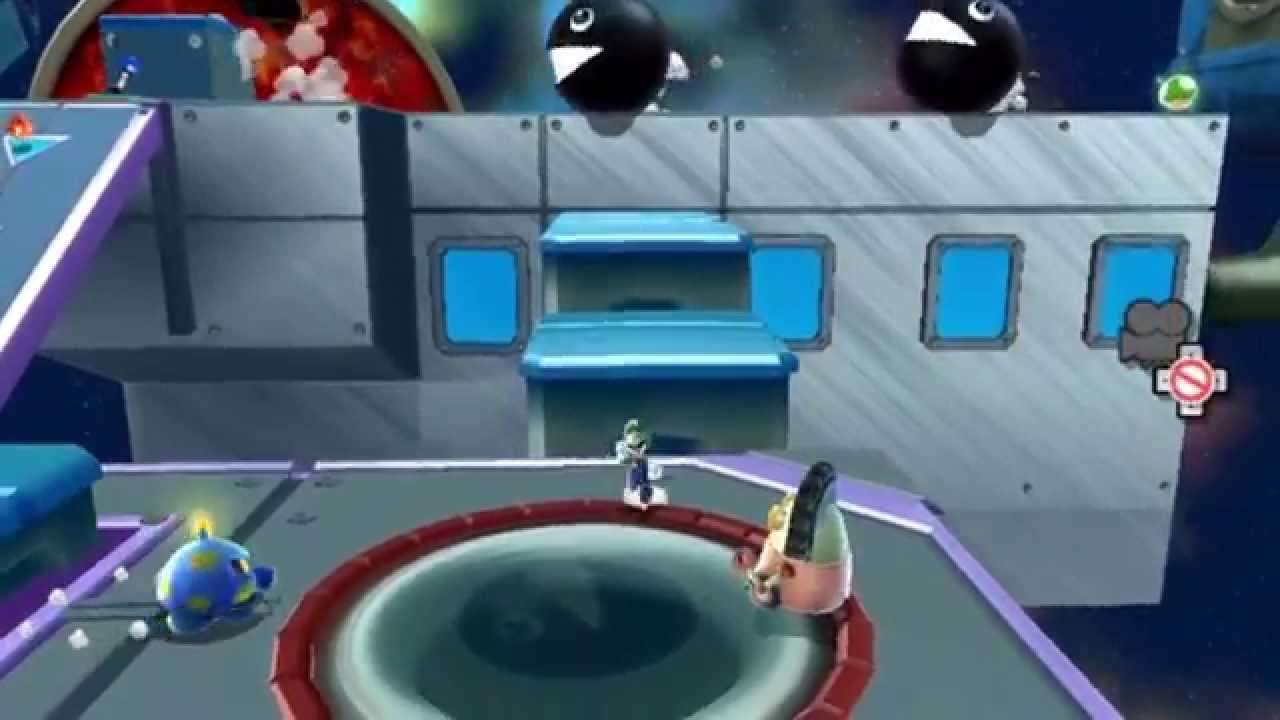 Super Mario Galaxy 2 - Monde 4 - Usine Chomp : La fabrique des Chomp dorés