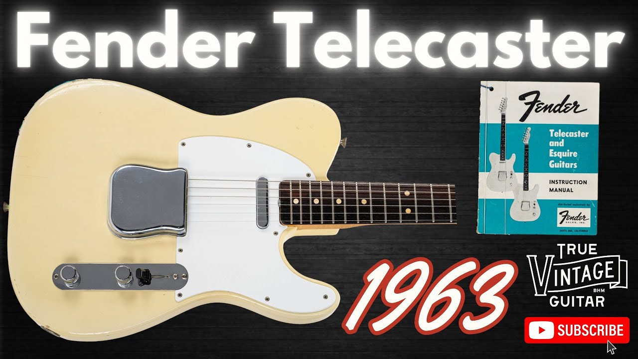 Perfectly Clean Pre-CBS Fender Telecaster from 1963!