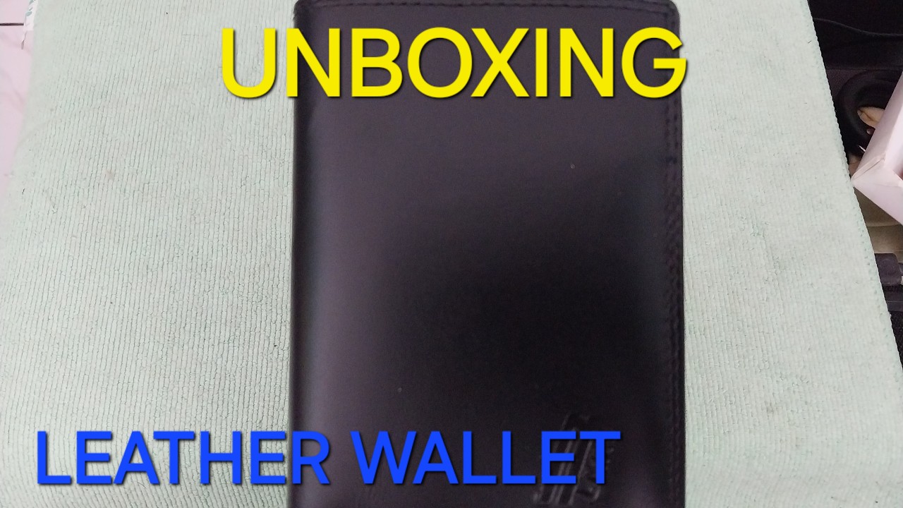 Unboxing Lava Leather Wallet