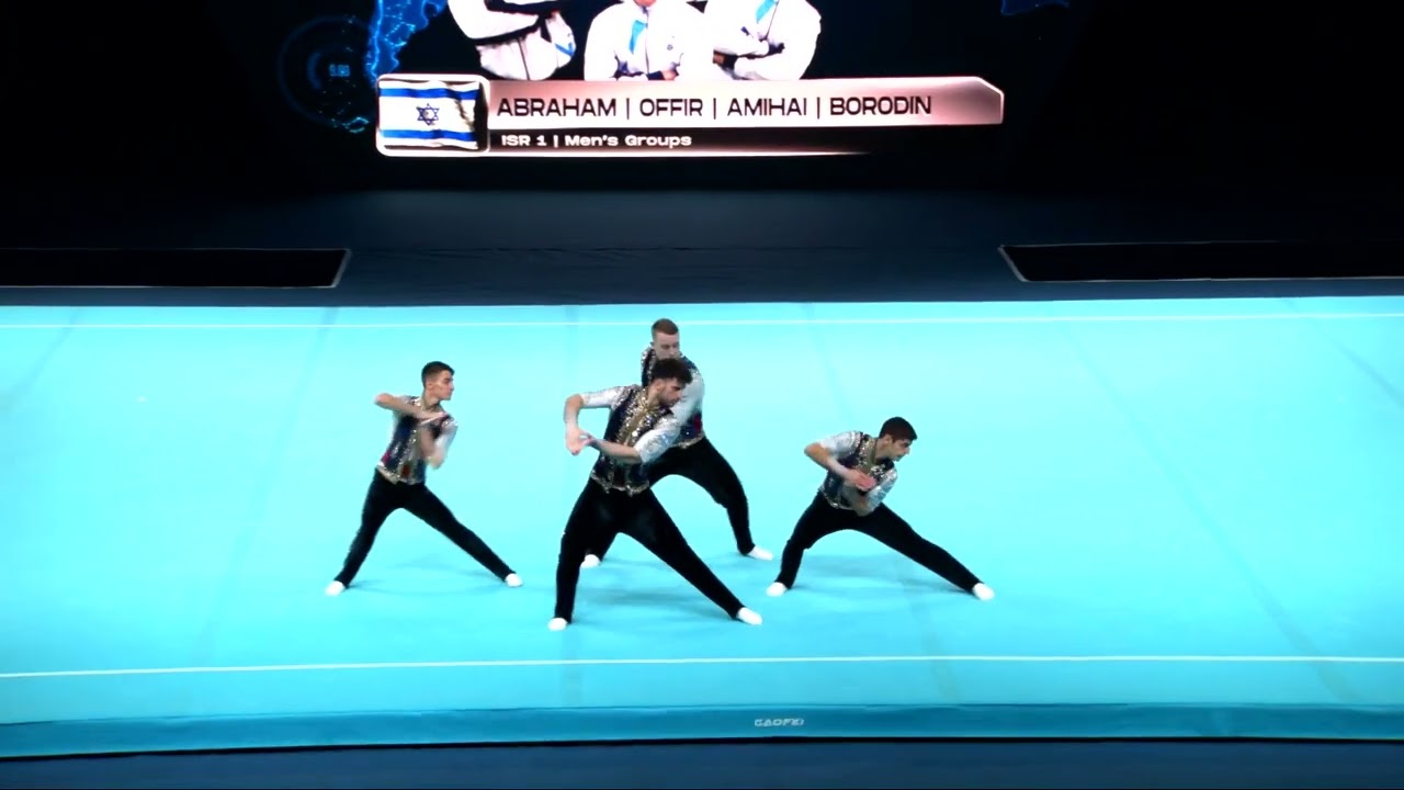 Israel (ISR) - 2024 Acrobatic Worlds, Guimaraes (POR) Dynamic Qualification  Men's Group