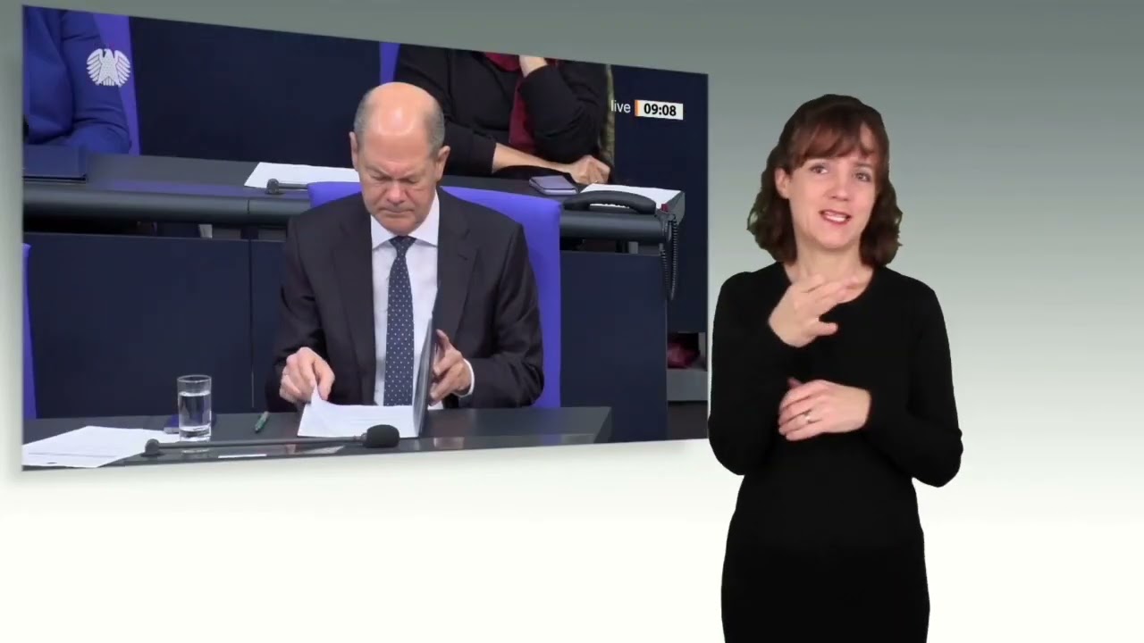 Oppositionsf&uuml;hrer Merz wirft Kanzler Scholz in Generalaussprache Wortbruch vor