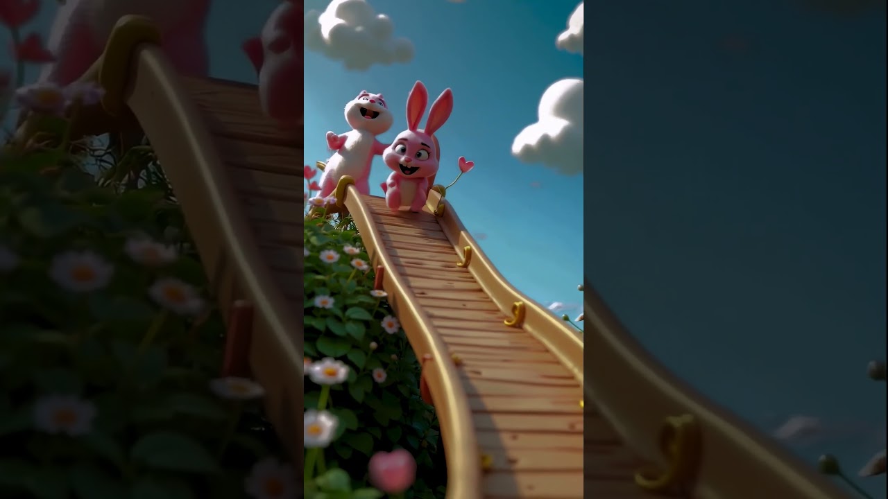 funny kids animation video              PINKY BUNNY cartoon