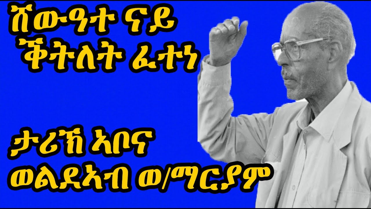 ታሪኽ ኣቦና ወልደኣብ ወ/ማርያም - ሸውዓተ ናይ ቕትለት ፈተነ
